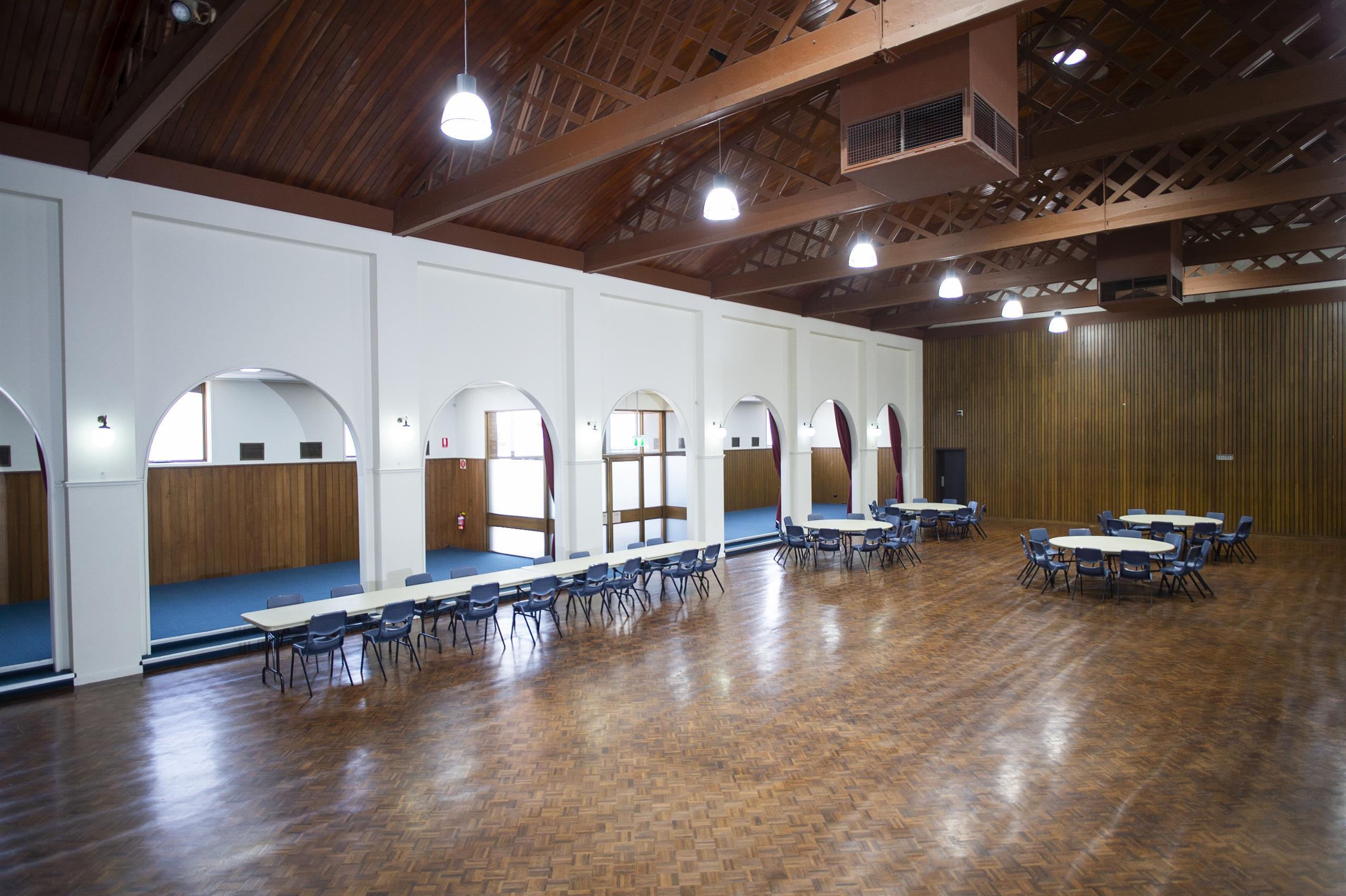 Geelong West Town Hall Geelong West Town Hall Main Hall facing Albert Street Emergency Door