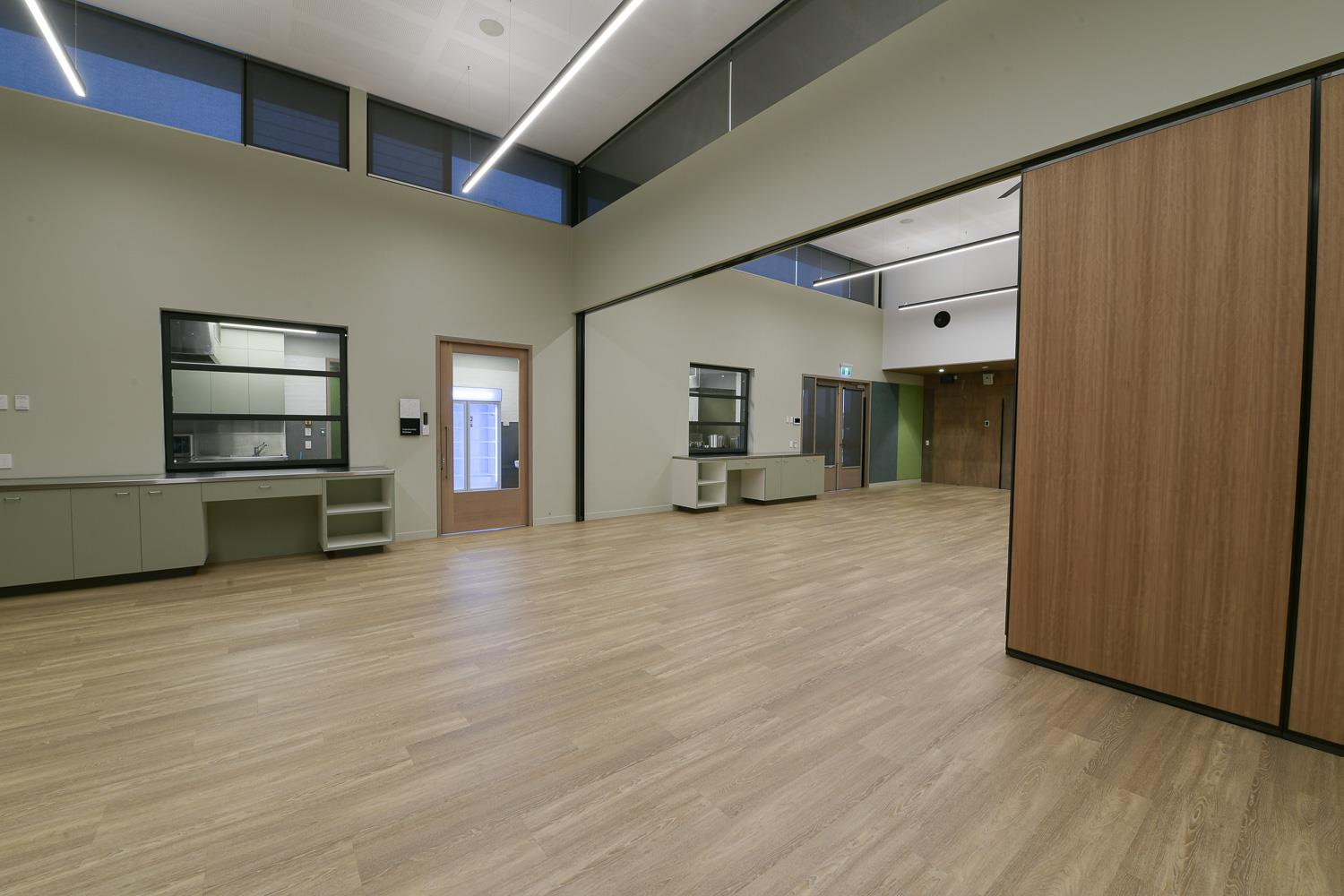 Armstrong Creek East Community Hub Space 1 with divider
