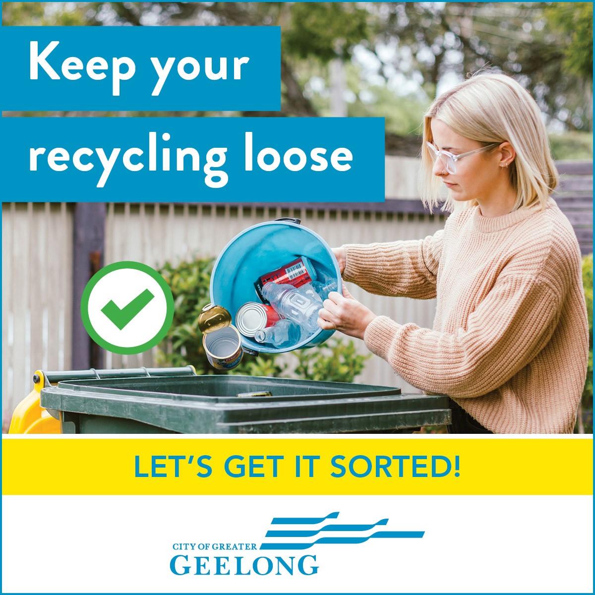 Keep It Loose Female - Your recycling bin