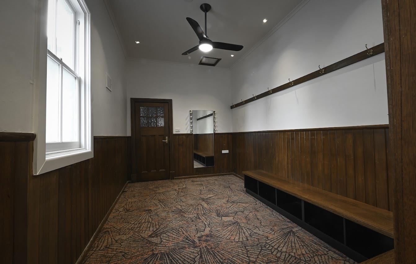 Geelong West Town Hall Rear change room