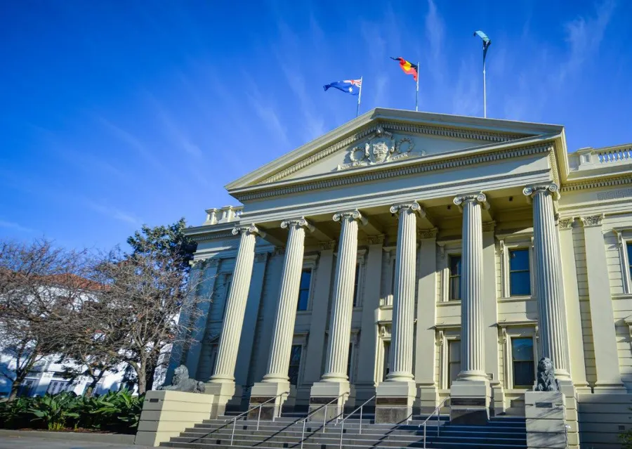City hall in central Geelong City hall in central Geelong