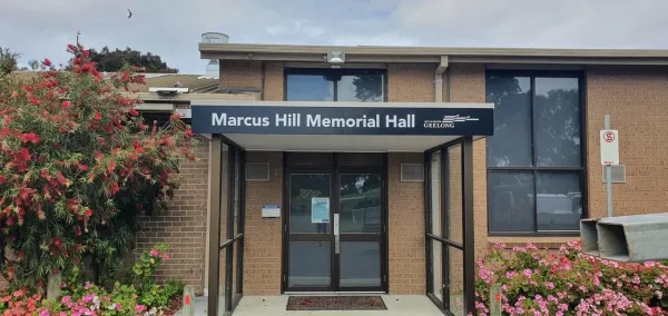 Marcus Hill Memorial Hall Marcus Hill Memorial Hall entry