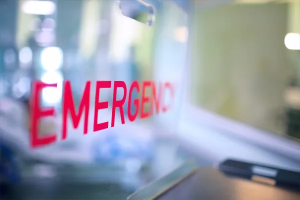 Emergency sign Emergency sign