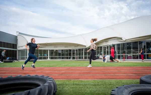 Leisurelink Aquatic and Recreation Centre Runners training at Leisurelink Aquatic and Recreation Centre