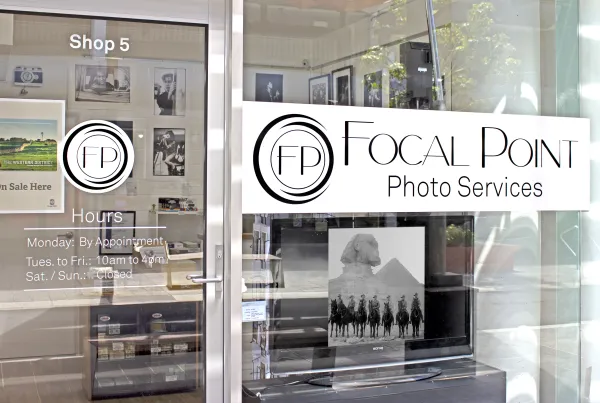 Focal Point Photo Services Store front for Focal Point Photo Services
