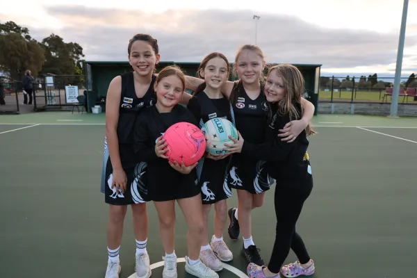 Minka, Darci, Willow, Addison and Isla from the North Geelong Football Netball Club look forward to having improved facilities Minka, Darci, Willow, Addison and Isla from the North Geelong Football Netball Club look forward to having improved facilities