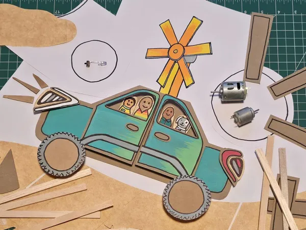 Machine Makers Art and Craft vehicle