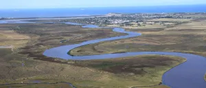 Connewarre looking toward the Barwon Heads township Connewarre looking toward the Barwon Heads township